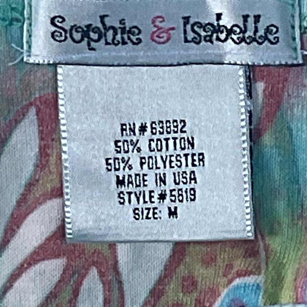 Sophie & Isabelle Sport Tank W/ Support Camisole; NWT; M - Picture 6 of 11